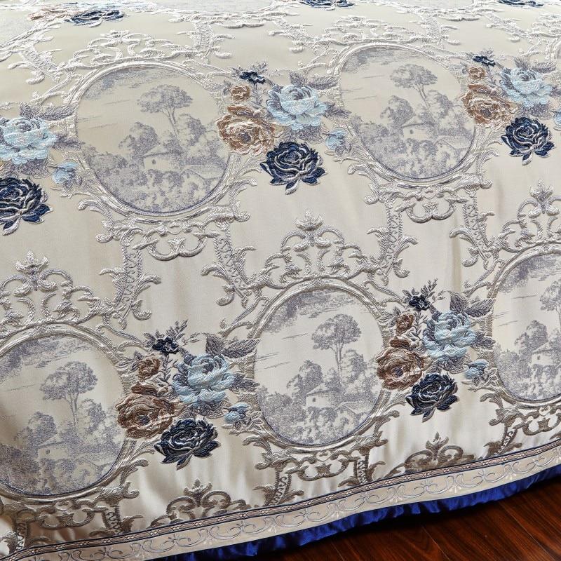 Set de lenjerie de pat de lux cu jacquard oriental (600 TC)