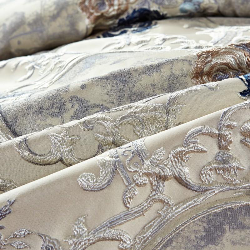 Set de lenjerie de pat de lux cu jacquard oriental (600 TC)