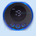 EMS control unit with digital display and three control buttons