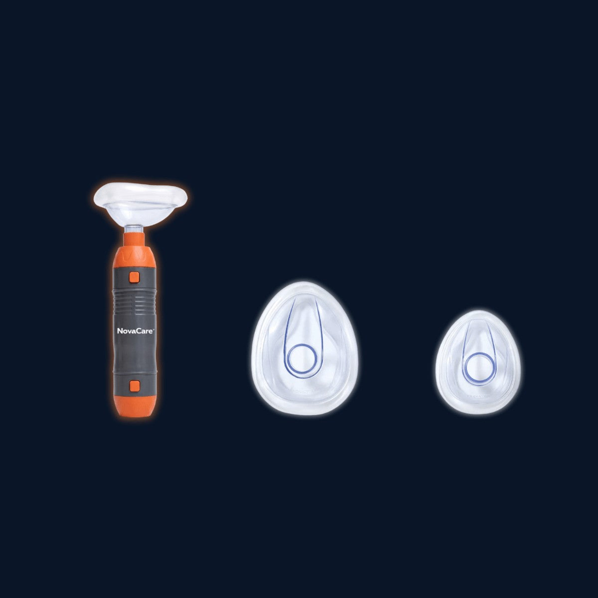 Anti-choking device kit with adult and child masks