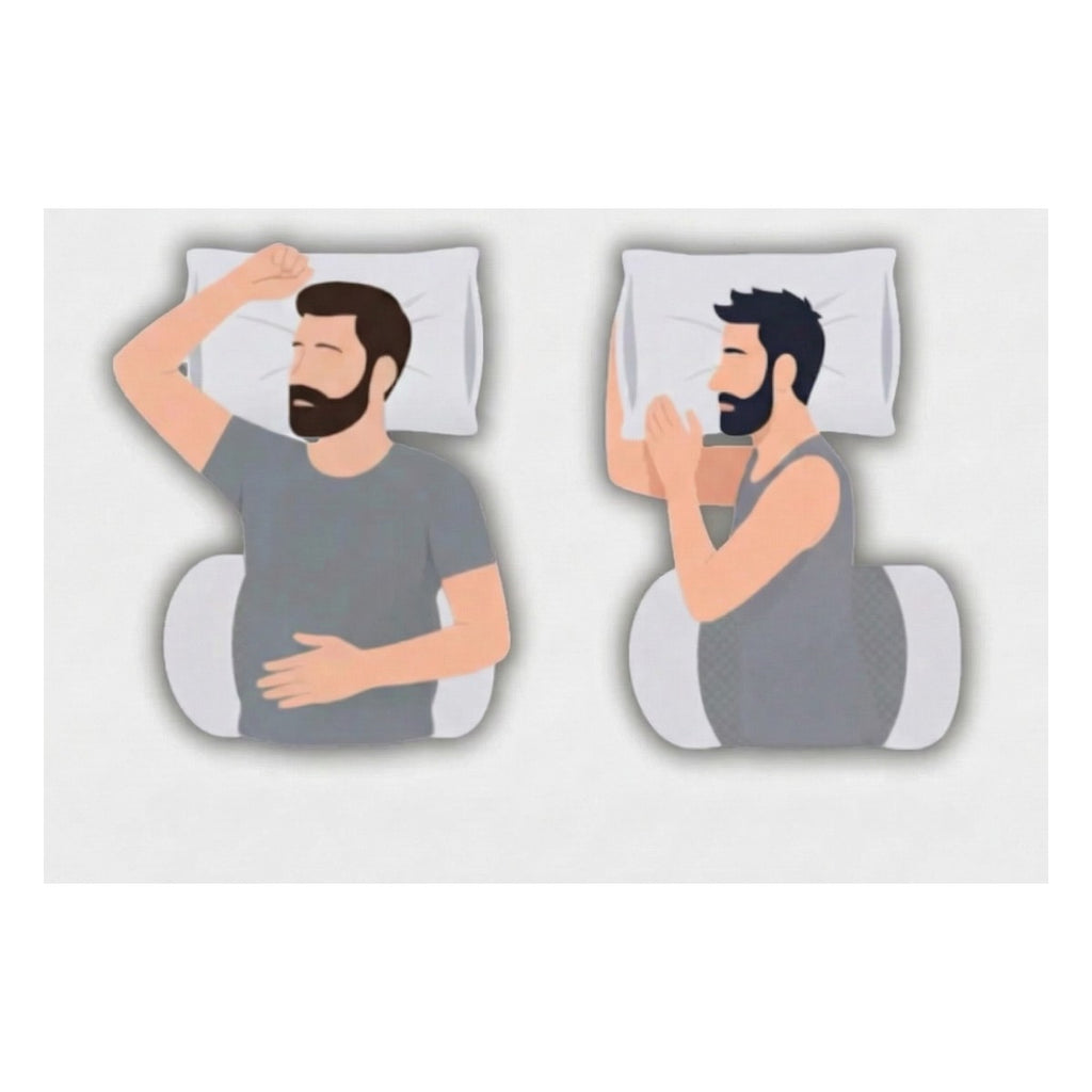 Pillow used for back and side sleeping