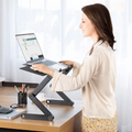 NovaDesk Penyangga Laptop Ergonomik Fleksibel 360 Darjah FlexStand