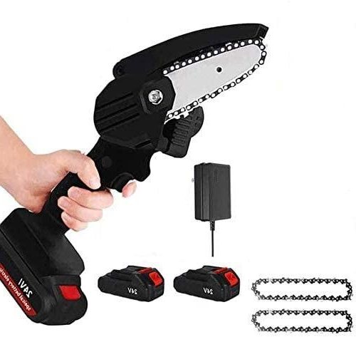 منشار سلسلة صغير مطور 24 فولت (بطاريتان)