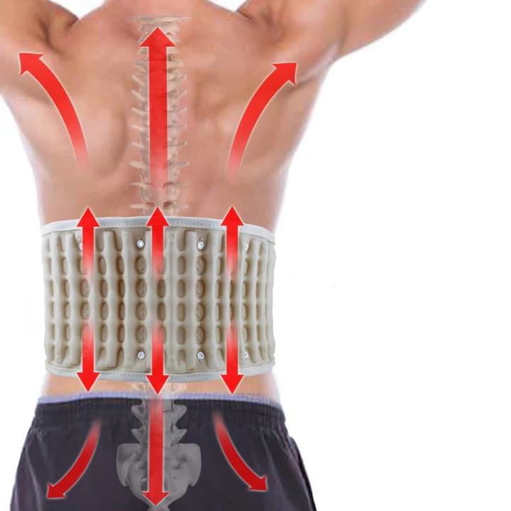 Ceinture de soutien lombaire décompressive pour soulager les douleurs dorsales liées à la discopathie dégénérative, à la sténose spinale et à la sciatique