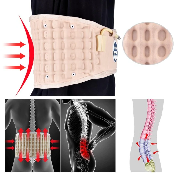 Ceinture de soutien lombaire décompressive pour soulager les douleurs dorsales liées à la discopathie dégénérative, à la sténose spinale et à la sciatique
