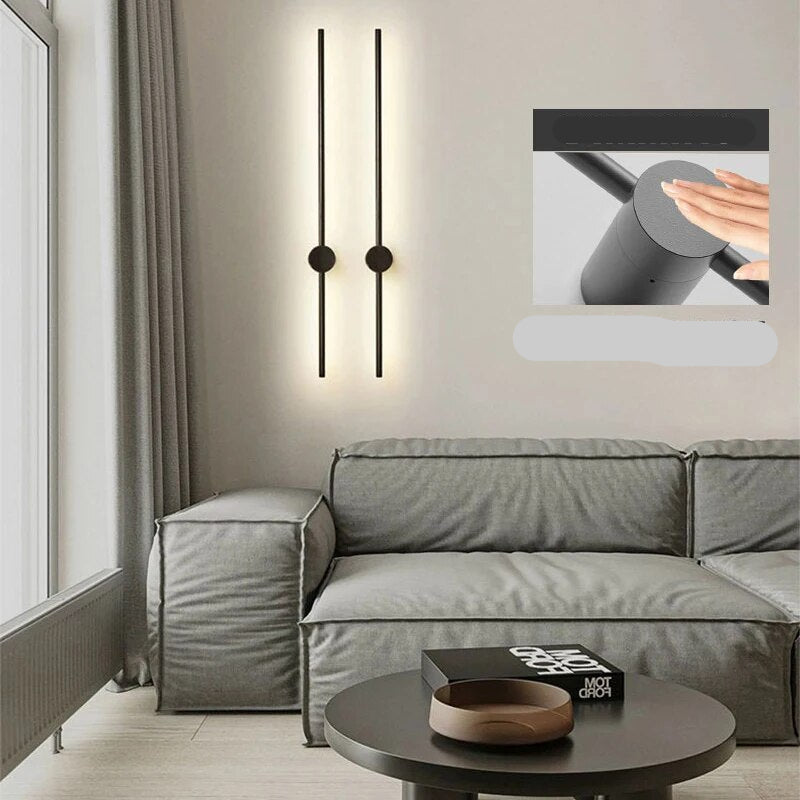 Lampa ścienna LumaNova w stylu minimalistycznym do nowoczesnych wnętrz
