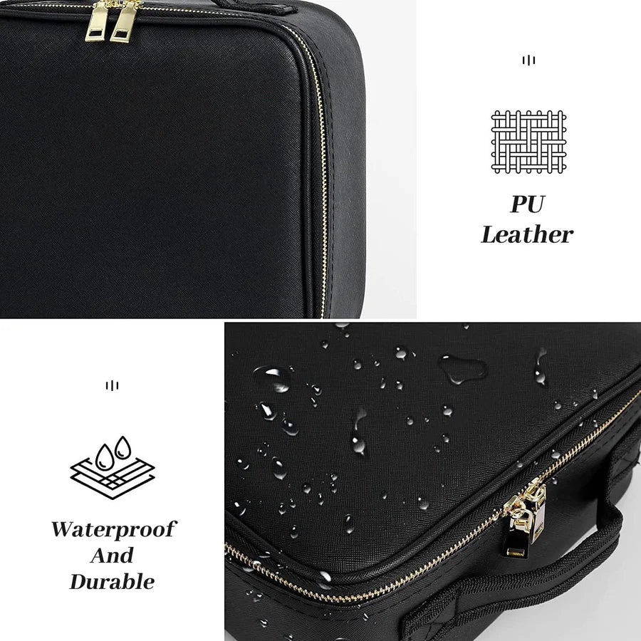 GleamBag Stralende LED Make-uptas Voor Onderweg en Reizen