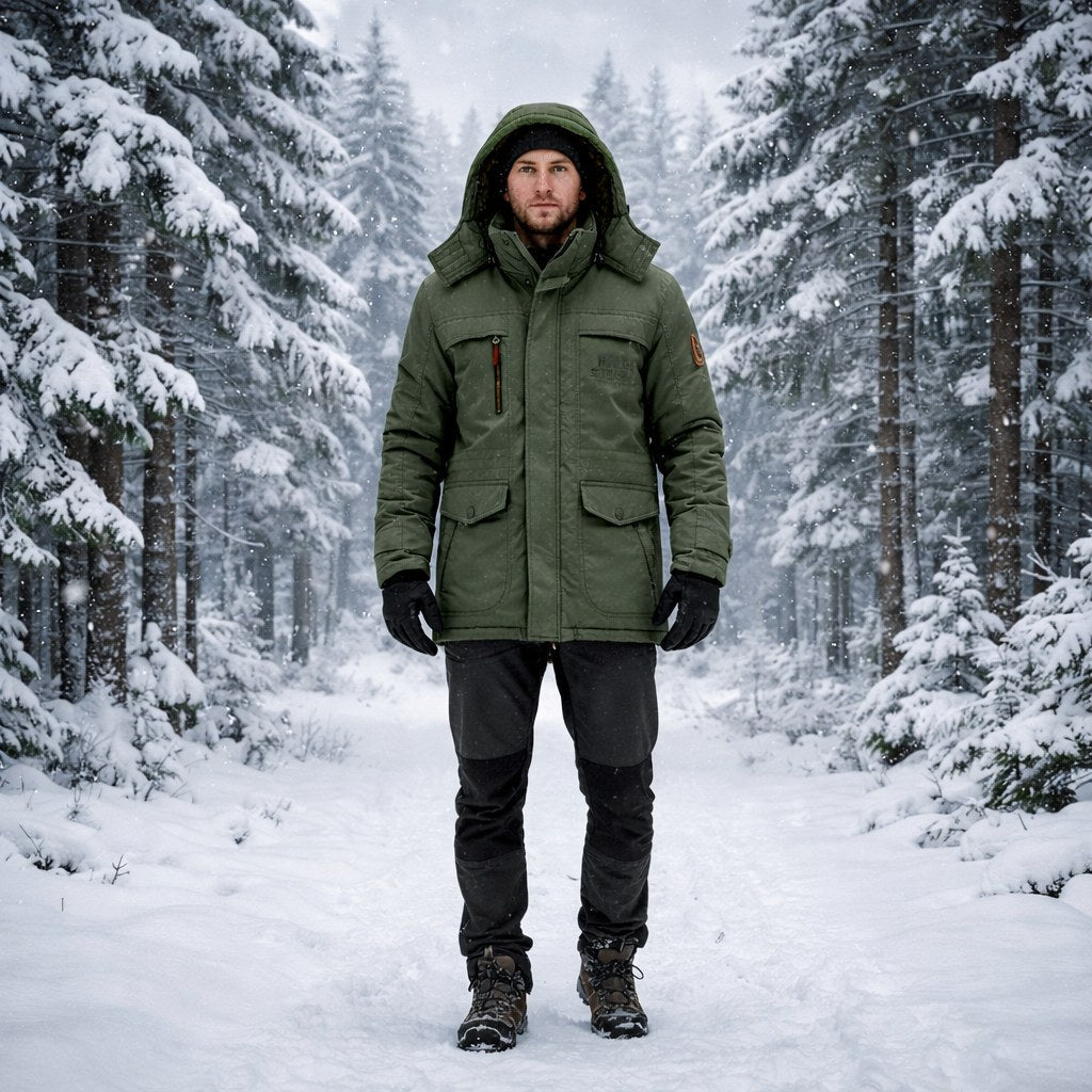 Insulated Winter Parka for Warmth and Cold-Weather Protection