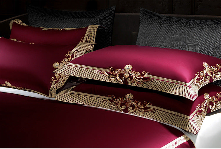 Passion Flame arany jacquard paplanhuzat garnitúra