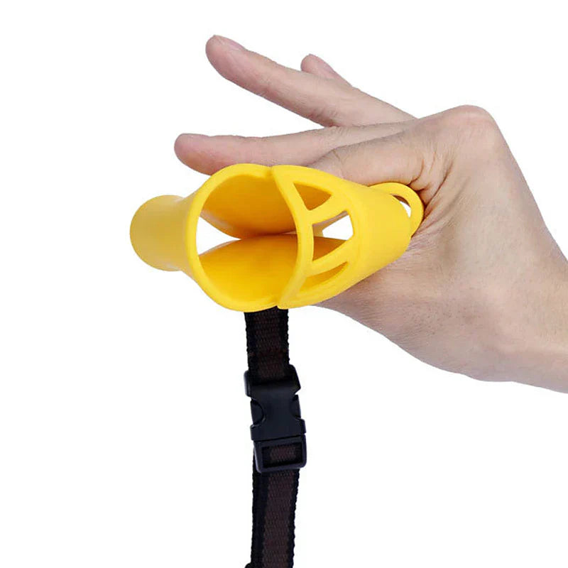 كمامة للكلاب - سيليكون ناعم ملون بألوان زاهية