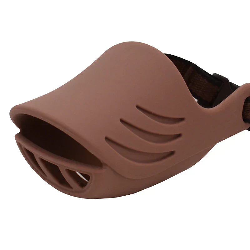 كمامة للكلاب - سيليكون ناعم ملون بألوان زاهية