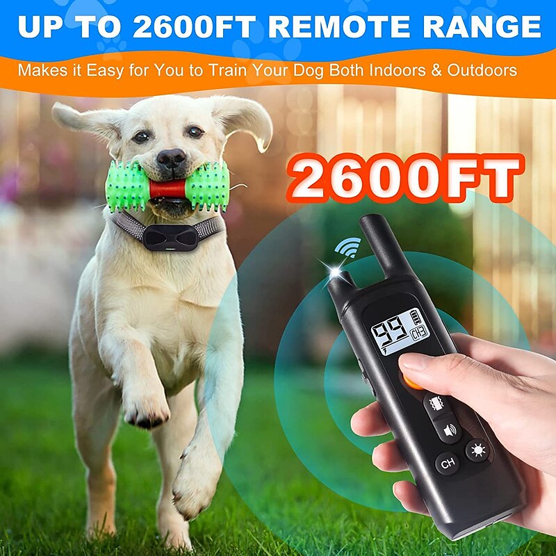 Collare per addestramento cani con telecomando