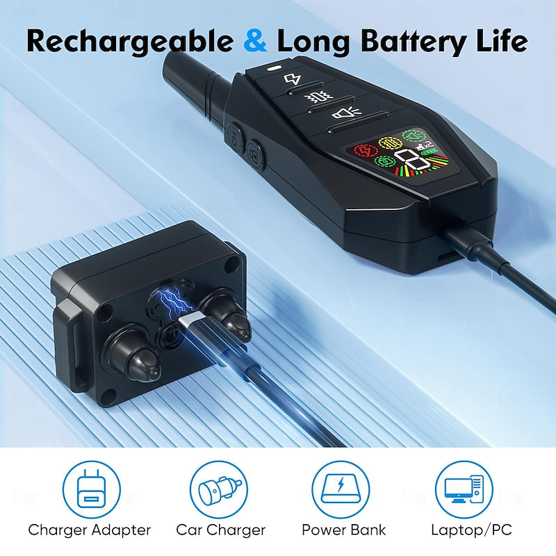 Avancerad hundträningshalsband med fjärrkontroll