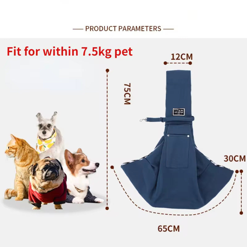 Comfortable Pet Sling Carrier for Small Dogs and Cats