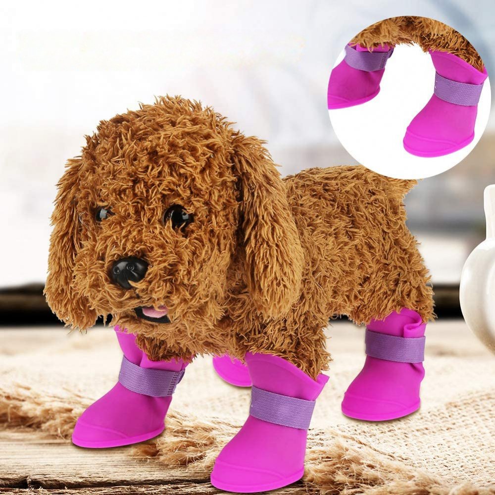 TrailGuard wasserdichte Hundeschuhe für nasses Wetter und Schlamm