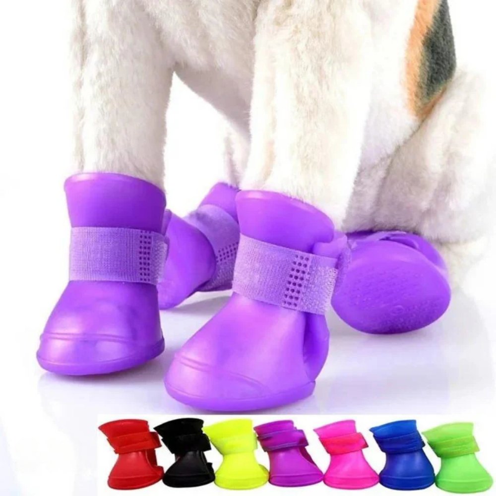 TrailGuard wasserdichte Hundeschuhe für nasses Wetter und Schlamm