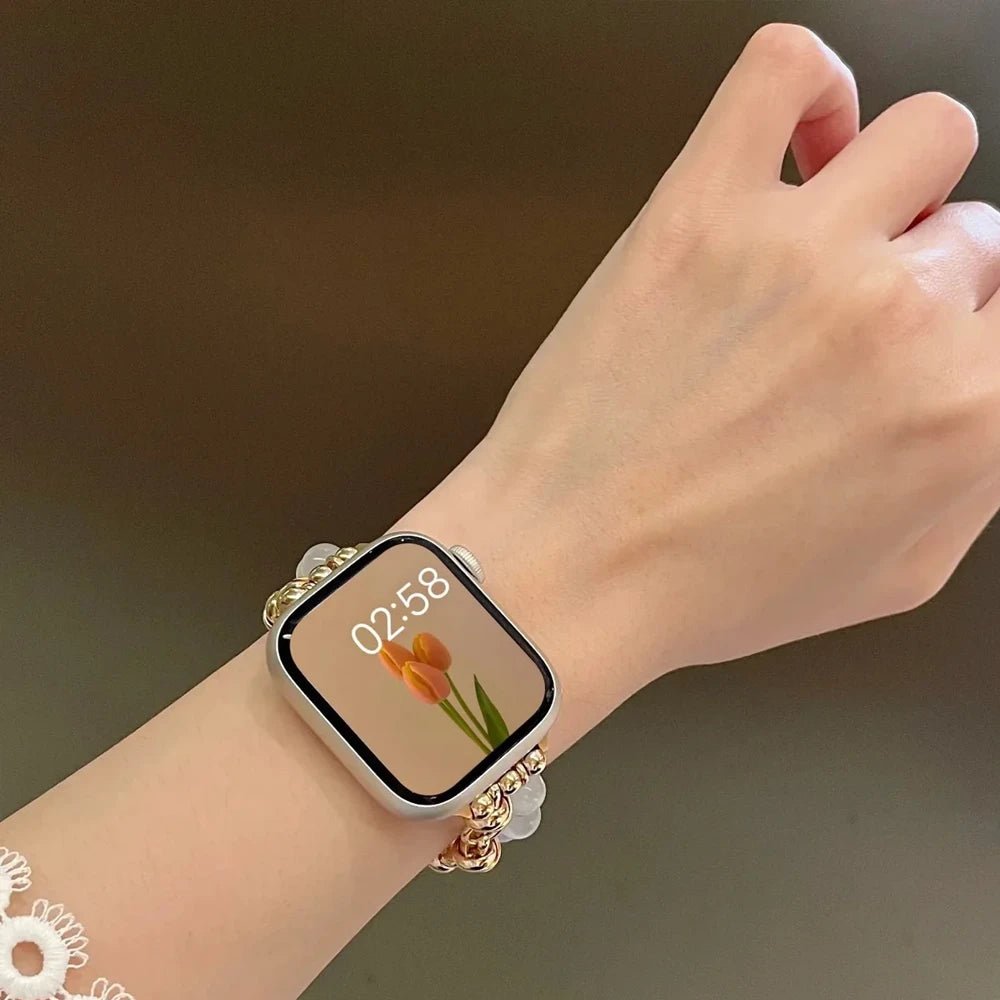 Armbånd med perleessens til Apple Watch til kvinder