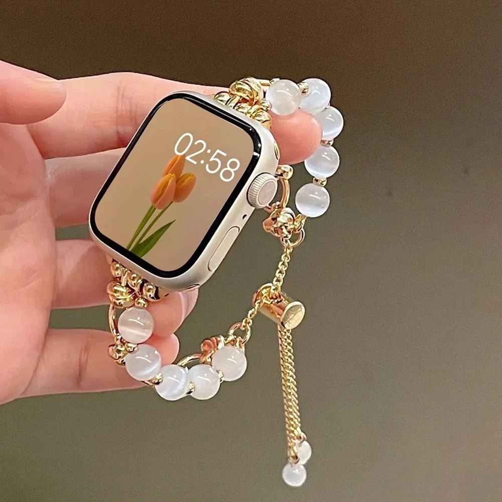 Armbånd med perleessens til Apple Watch til kvinder