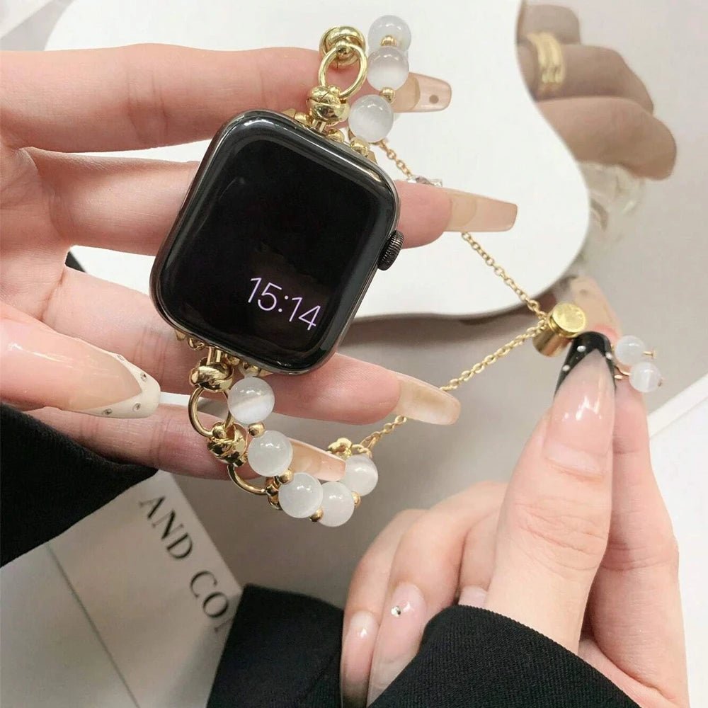 Armbånd med perleessens til Apple Watch til kvinder