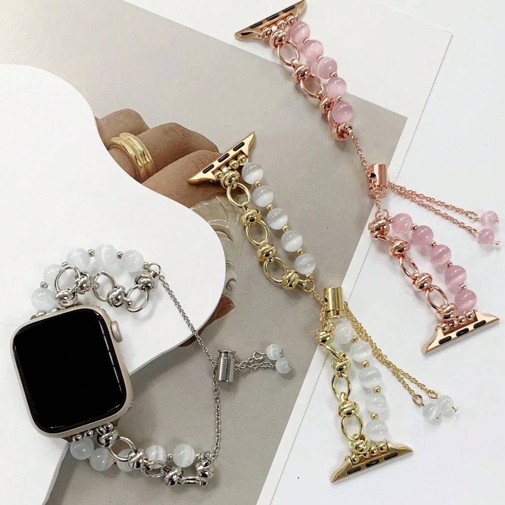 Armbånd med perleessens til Apple Watch til kvinder