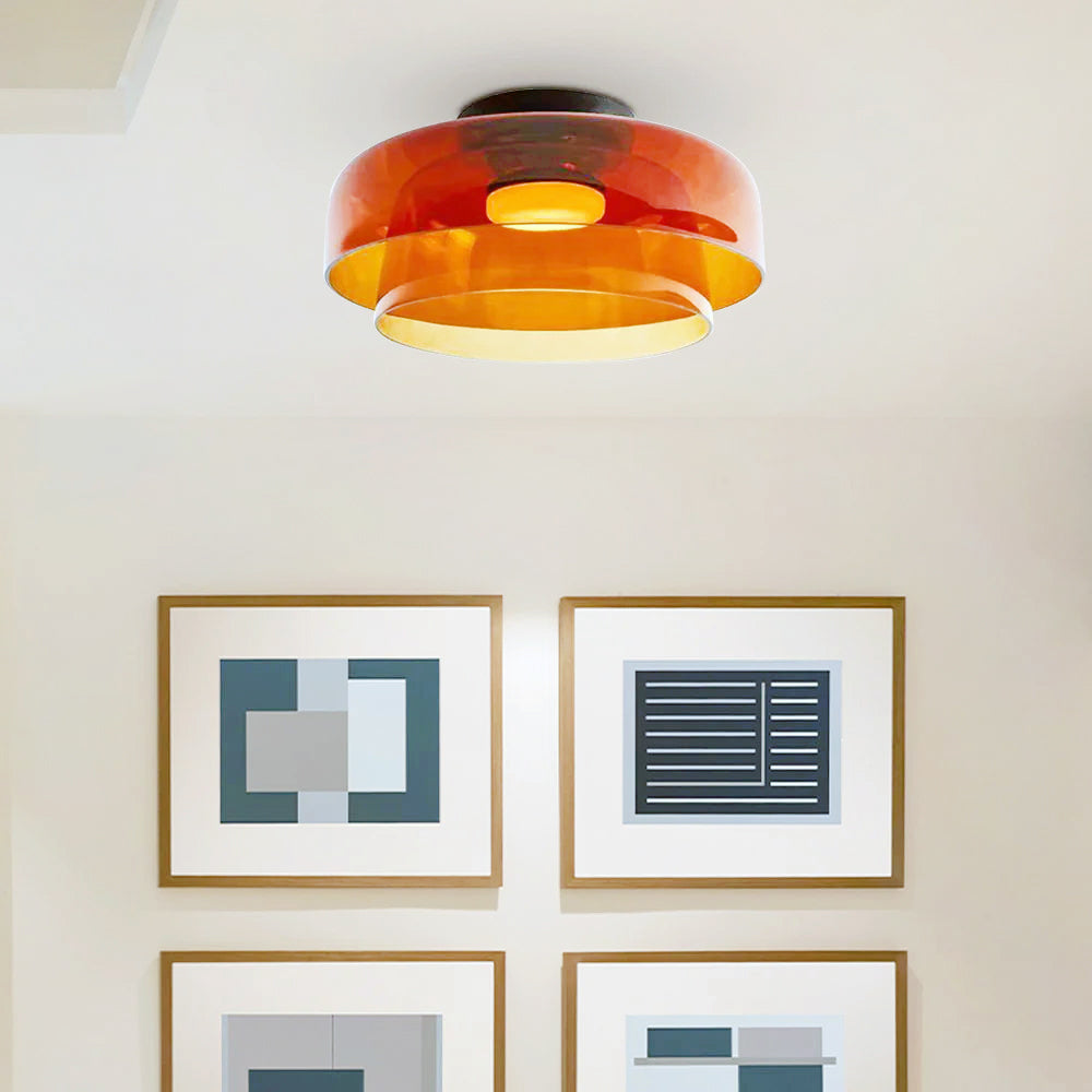 Aria bündige Deckenleuchte aus Glas – modernes Design, schlichter kreativer Stil