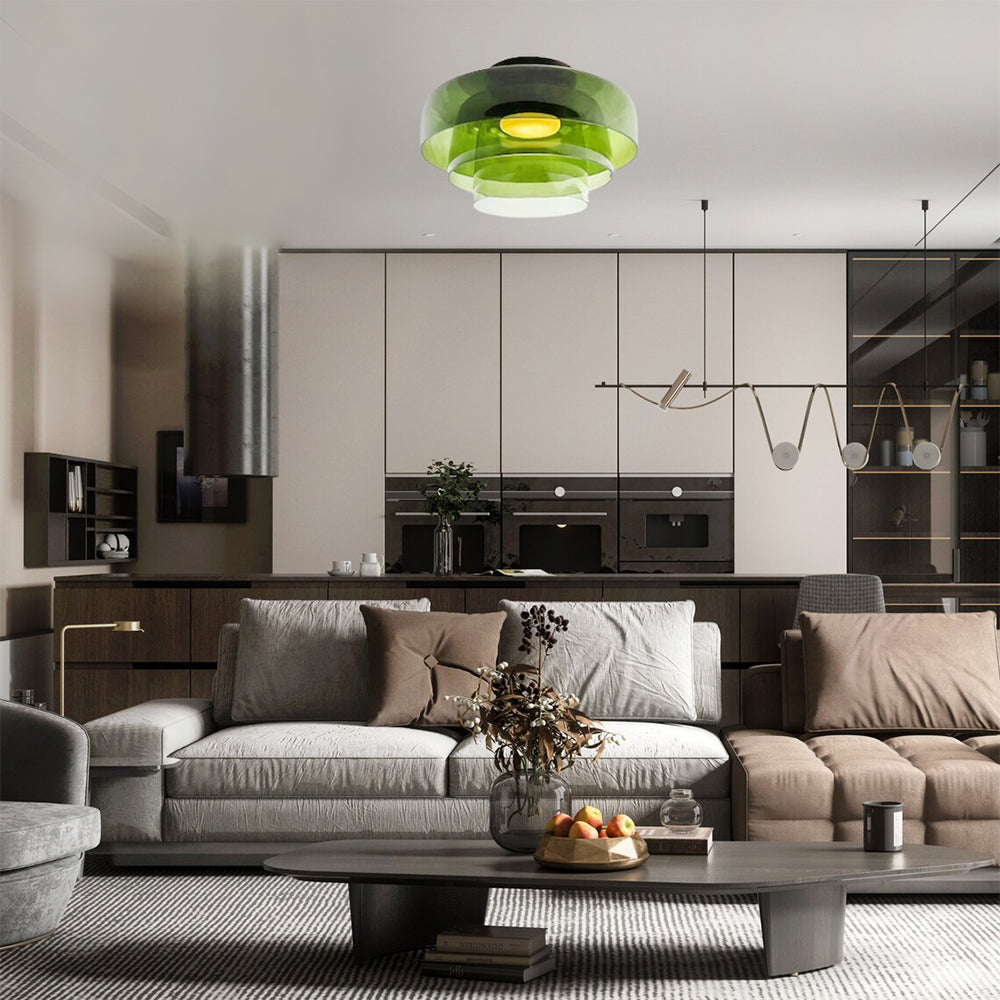 Aria bündige Deckenleuchte aus Glas – modernes Design, schlichter kreativer Stil