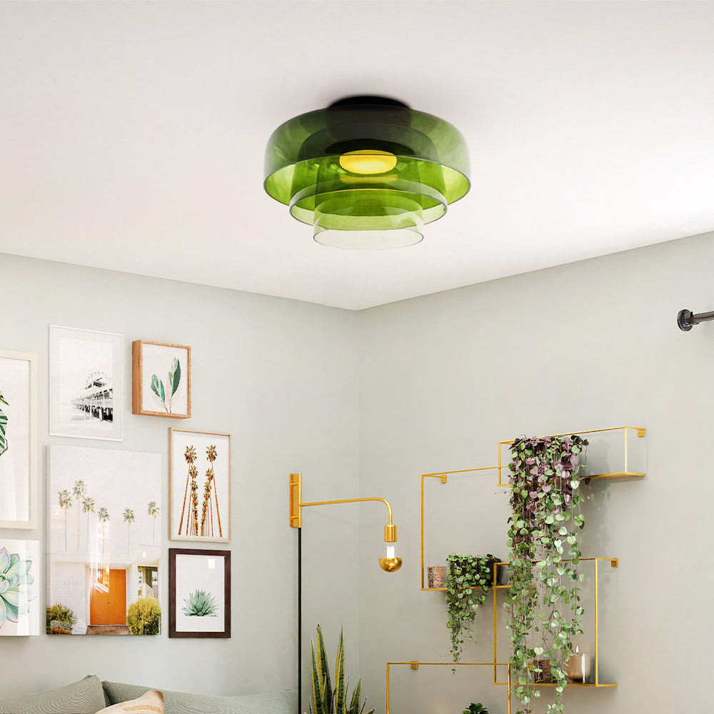 Aria bündige Deckenleuchte aus Glas – modernes Design, schlichter kreativer Stil