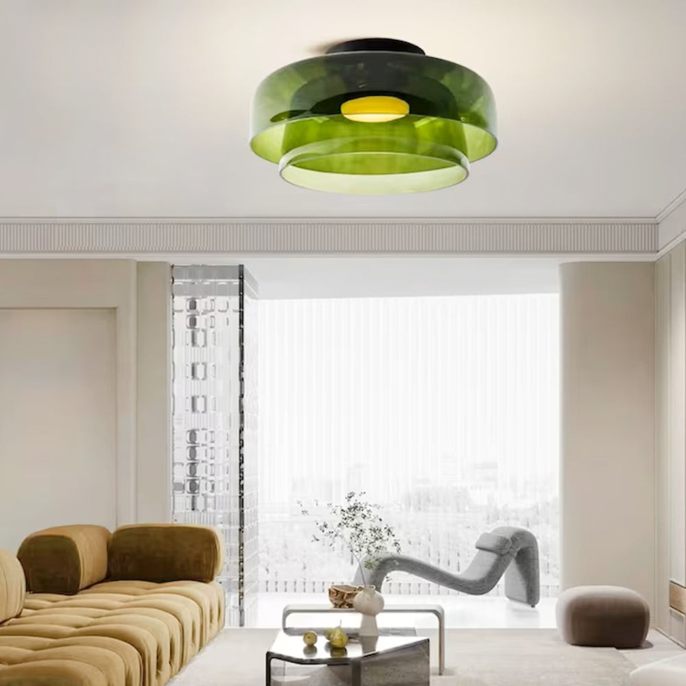 Aria bündige Deckenleuchte aus Glas – modernes Design, schlichter kreativer Stil