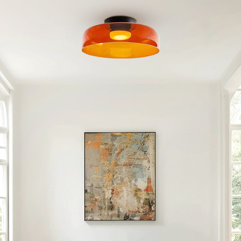 Aria bündige Deckenleuchte aus Glas – modernes Design, schlichter kreativer Stil
