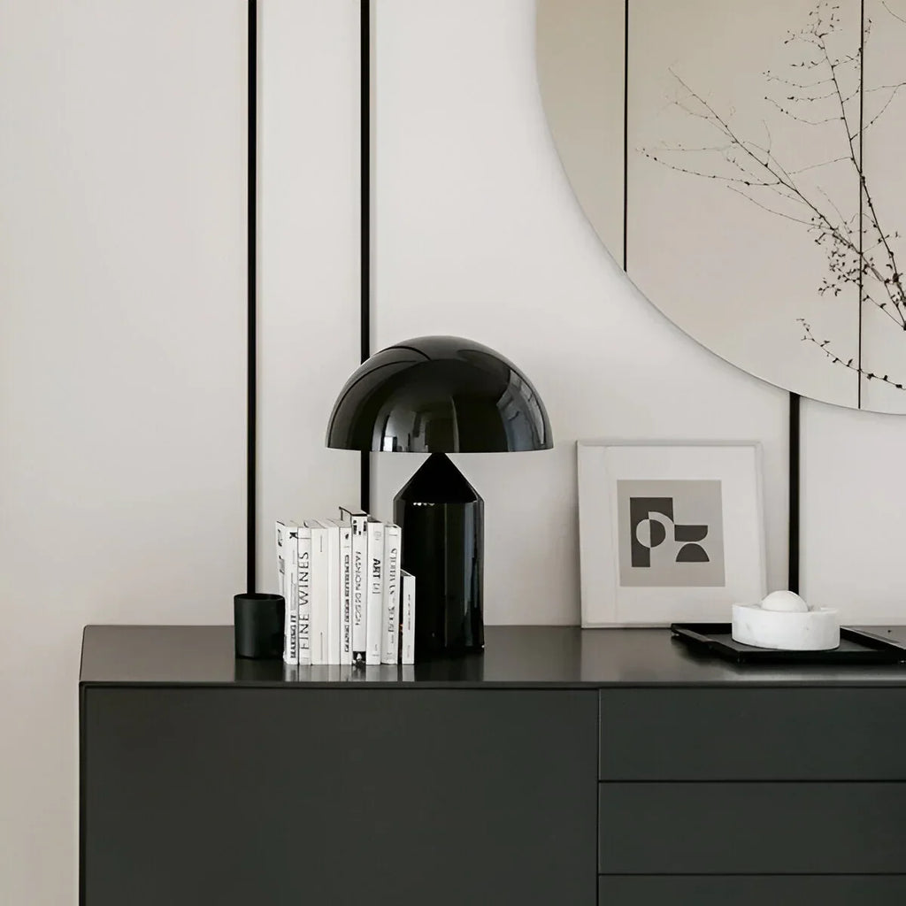Lampe de table design nordique - Forme sculpturale et lumière douce d’ambiance