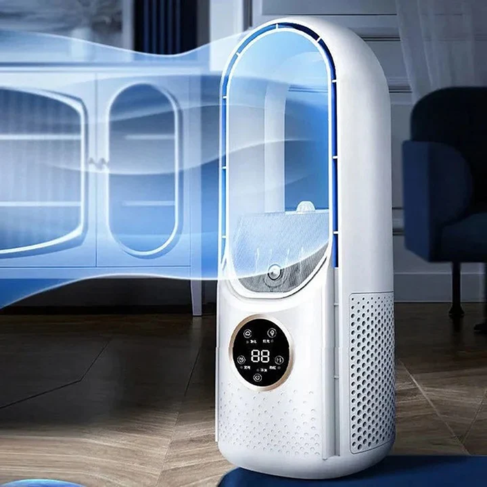 Portable Air Cooler Quiet Compact Bladeless Cooling
