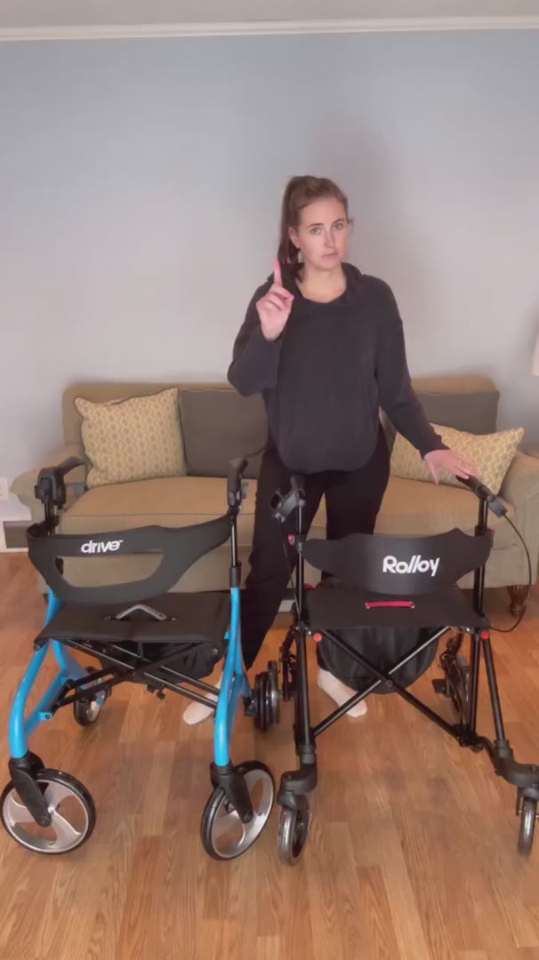 Compact Master II Rollator Walker with Seat, 2026 New Model