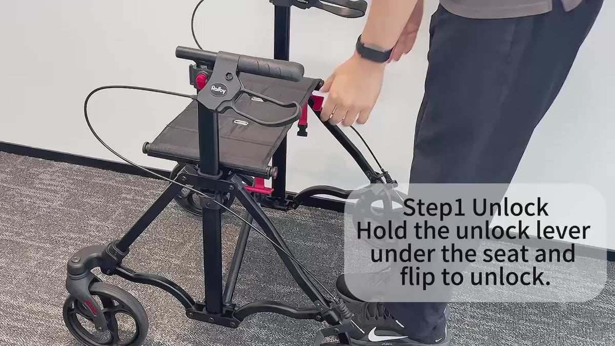 Compact Master II Rollator Walker with Seat, 2026 New Model