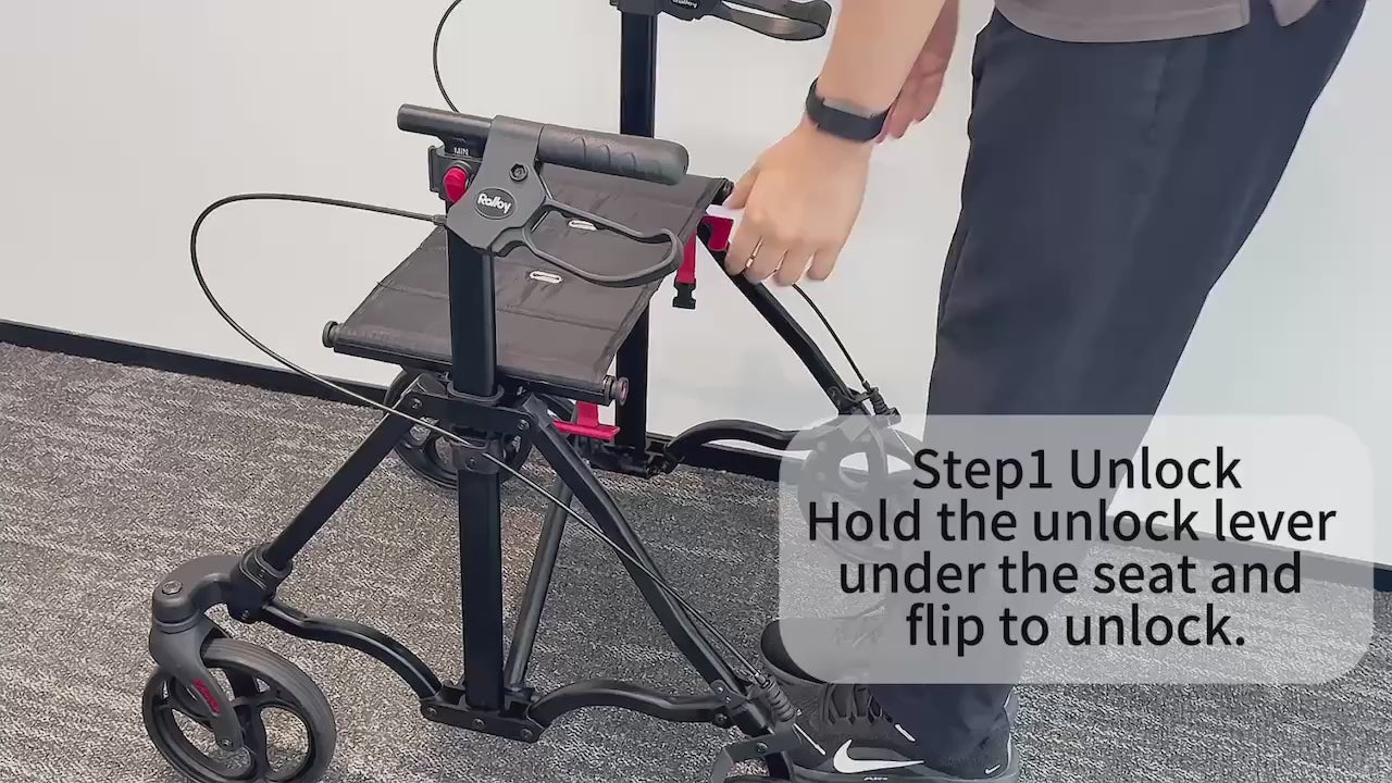 Compact Master II Rollator Walker with Seat, 2026 New Model