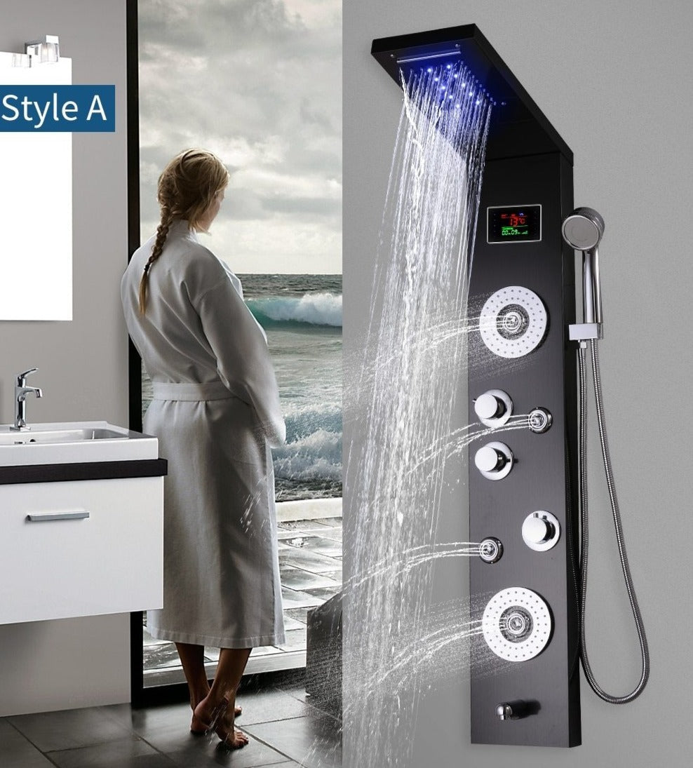 ステンレス製ウォールシャワーパネル