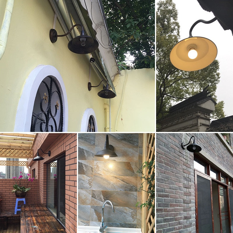 Yeana - Retro starožitná nástěnná lampa