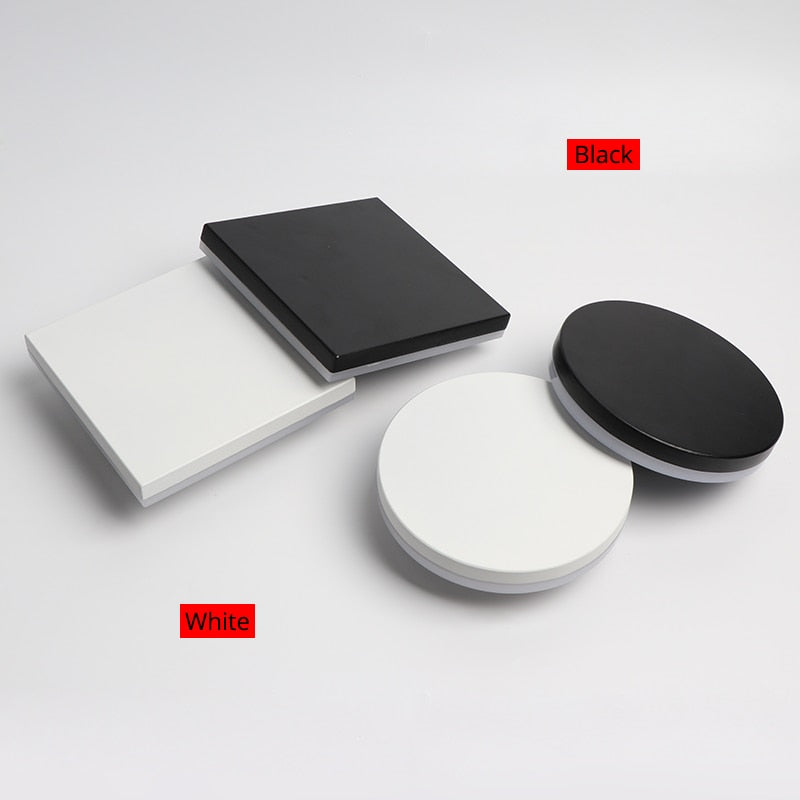 Lumière LED moderne pour extérieur en forme de disque