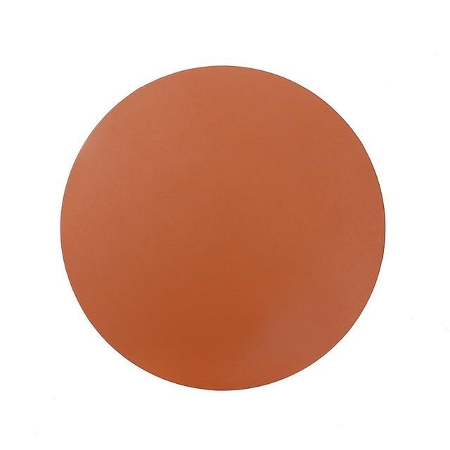 Moderní voděodolné prostírání a podtácky z PU kůže