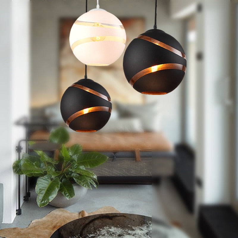 Kases - Lampu Gantung Nordic Bola Kaca