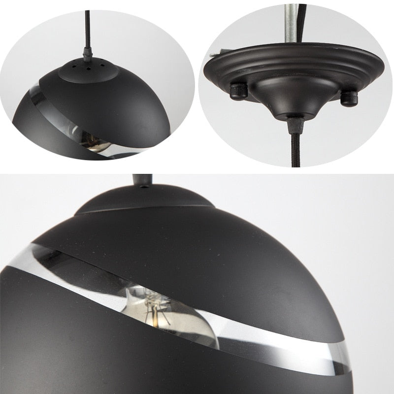 Kases - Lampu Gantung Nordic Bola Kaca