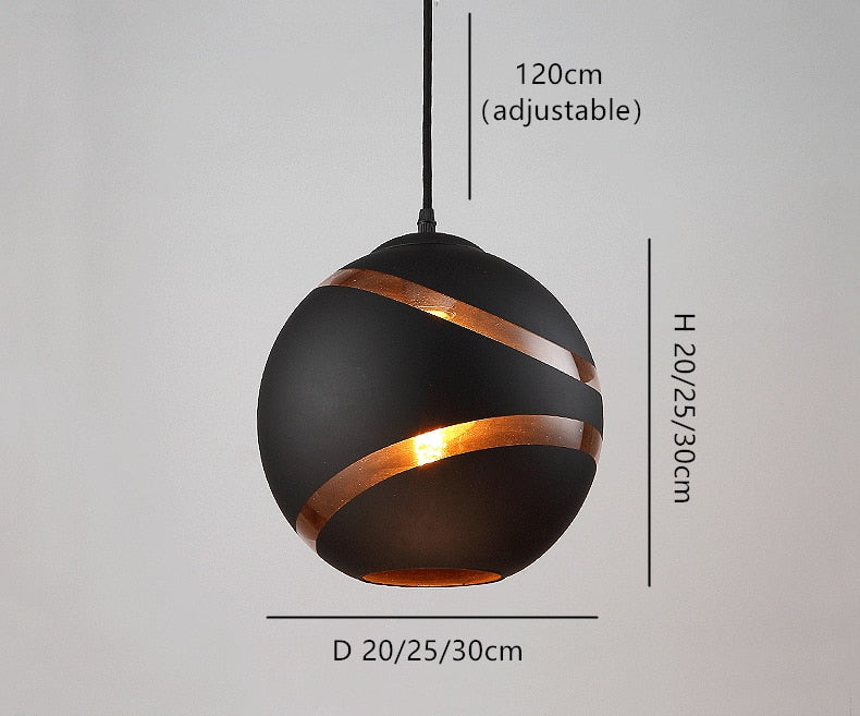 Kases - Lampu Gantung Nordic Bola Kaca