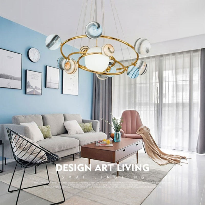 Creatieve Ontwerper Planeet Kroonluchter