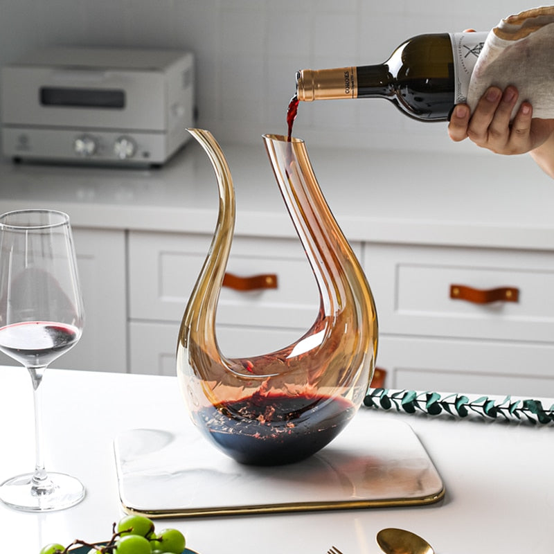Decanter Wain Kaca Kristal Santa Rosa