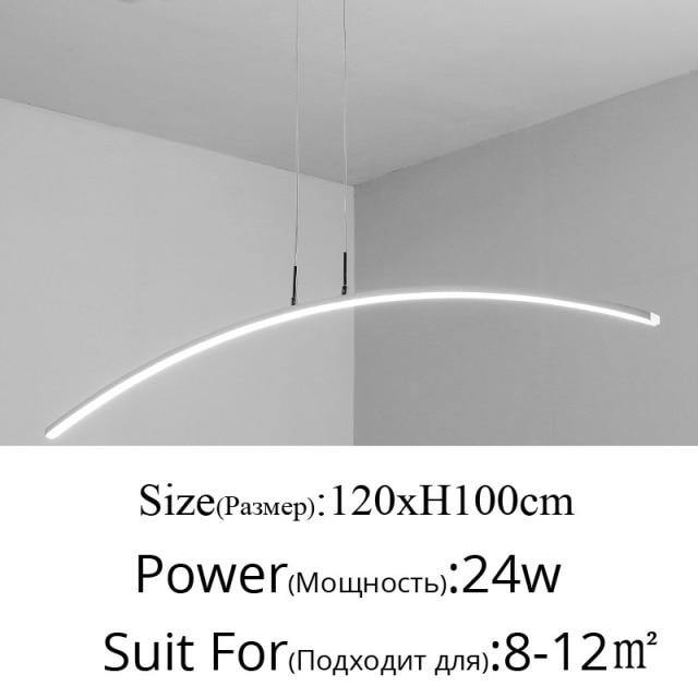 Severský závěsný obloukový lustr