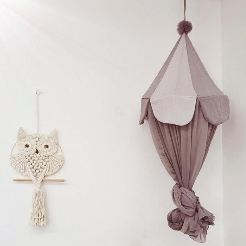 Penutup Katil Bayi Chiffon Sirkus dan Kanopi Kanak-Kanak