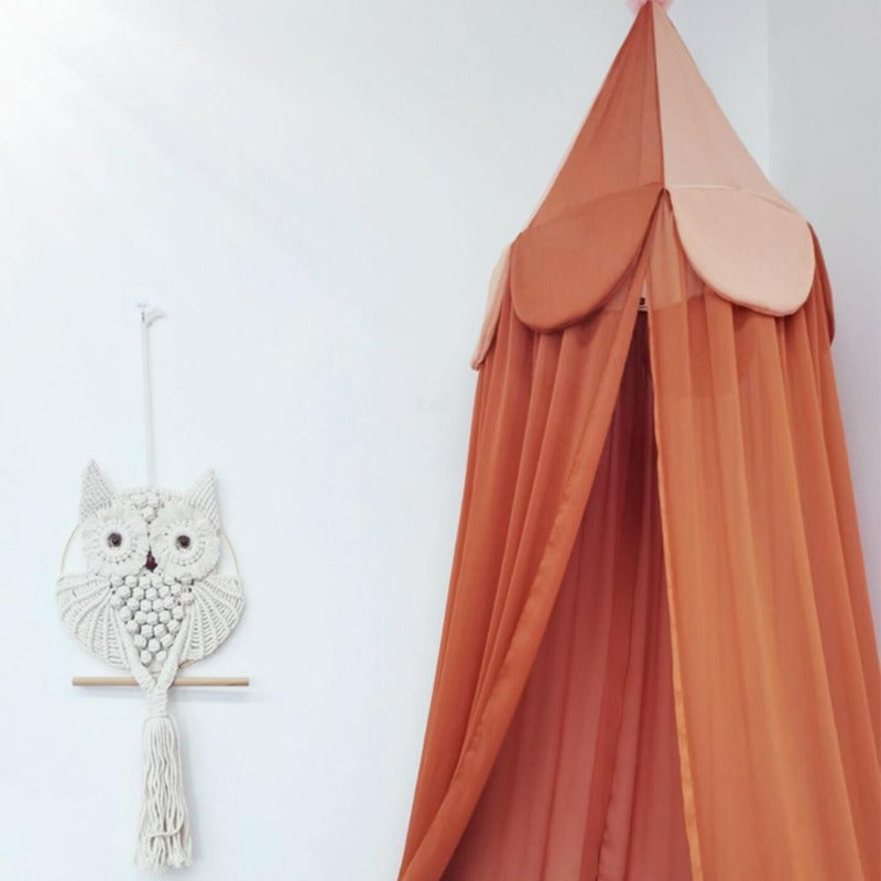 サーカスシフォン ベビーベッドカバーとキッズキャノピー