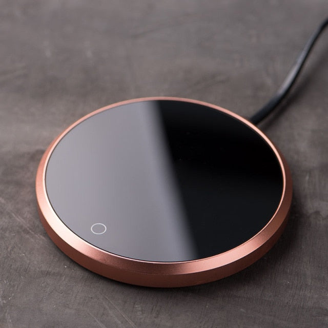 BrightWave Smart Elegant Ceramic Mug Warmer Coaster