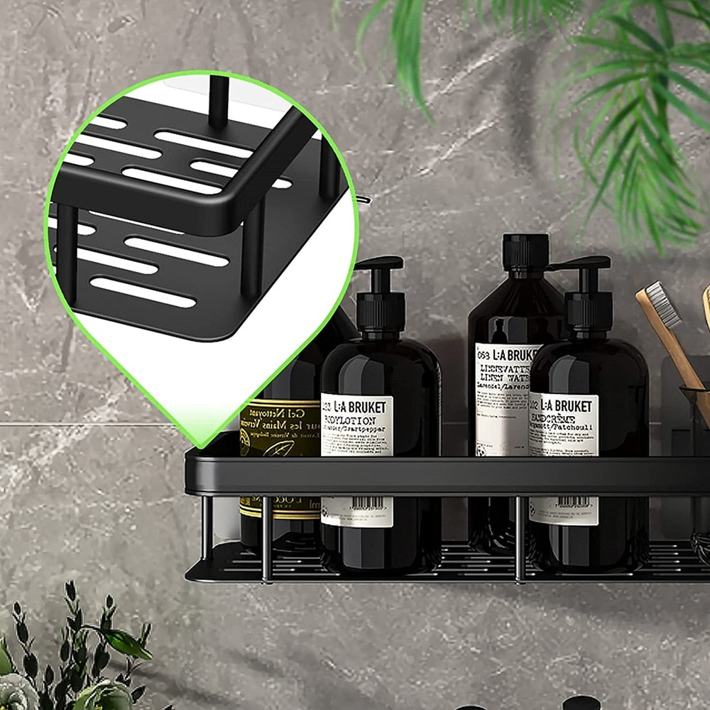 GripHalo 金属吸盘浴室置物架