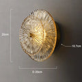 Zali glassvegglampe