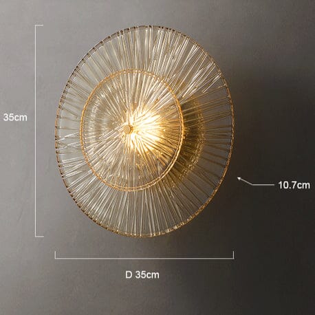 Zali glassvegglampe